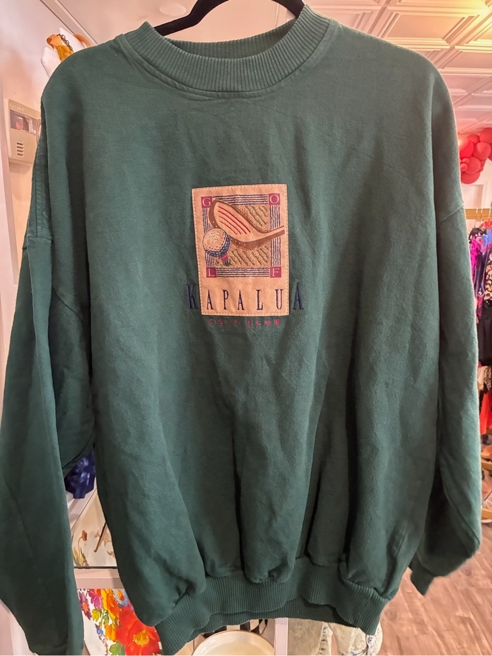 Vintage Kapalua Forest Green Crewneck Sweatshirt